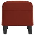 vidaXL Lavička vínovo-červená 70x35x41 cm umelá koža