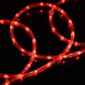 vidaXL Lano so svetlom s 480 LED-i Červená 20 m PVC