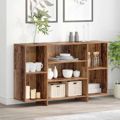 vidaXL Servírovacia skriňa Staré drevo 120 x 30 x 75 cm