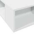 vidaXL Posteľný rám biely 140x190 cm kompozitné drevo