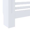 vidaXL Kryt na radiátor biely 78 cm MDF