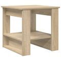 vidaXL Konferenčný stolík Sonoma dub 51 x 50 x 50 cm Kompozitné drevo