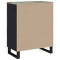 vidaXL Komoda 60x33x75 cm masívne regenerované drevo