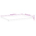 vidaXL Nástenné police 4 ks dymový dub 40x30x1,5 cm kompozitné drevo