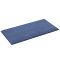 vidaXL Nástenný čelník 12 ks 30 x 15 cm Modrá látka