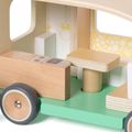 Drevená vkladačka obytný automobil v krabici