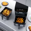 TESLA AirCook DualZone Q670 XXL - multifunkčná duálna digitálna horkovzdušná fritéza