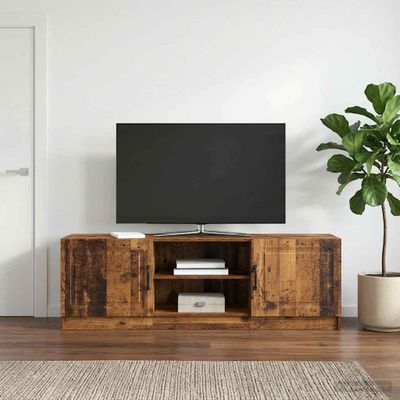 vidaXL TV skrinka Staré drevo 150 x 31 x 47 cm Kompozitné drevo