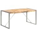 vidaXL Jedálenský stôl 160x80x75 cm masívne surové mangovníkové drevo