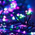 vidaXL Reťaz so zhlukmi LED, 2000 diód, pastelové farby, PVC