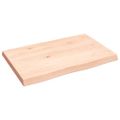 vidaXL Stolová doska 60x40x(2-4) cm neošetrený masív živé hrany