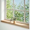 vidaXL Okenný parapet 2 ks 100x15x2 cm neošetrený dubový masív