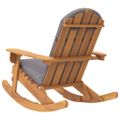 vidaXL Adirondack Hojdacie kreslo s vankúšmi masívne akáciové drevo