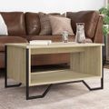 vidaXL Konferenčný stolík dub sonoma 75x51x40 cm kompozitné drevo