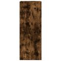 vidaXL Botník dymový dub 52x37,5x100 cm kompozitné drevo