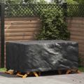 vidaXL Obal na nábytok Jednofarebný Čierna 172 x 113 x 73 cm 600D