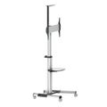 SUNNE by Elite Screens pojízdný TV stolek pro LCD a TV 37 - 70"/ nastavitelná výška/ max. VESA 600x400/ hliníkový Stolek, pojízdný, pro LCD a TV 37 - 70", nastavitelná výška, max. VESA 600x400, hliníkový