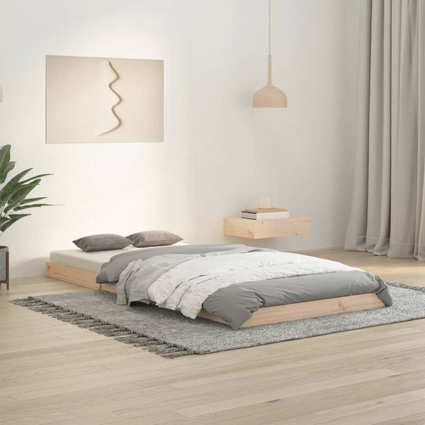 vidaXL Rám postele 90x200 cm masívna borovica
