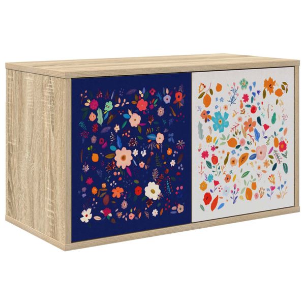 vidaXL Nástenný TV kabinet MAINZ 69 x 33 x 40 cm Dub sonoma