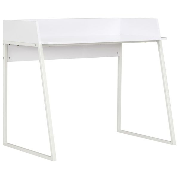 vidaXL Stôl biely 90x60x88 cm