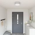 vidaXL Stropná lampa so bodmi Sivá 30 x 30 x 13,5 cm látka