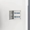 vidaXL Access Panel 2 ks Biela 23 x 23 x 3 cm Oceľ