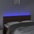 VidaXL Čelo postele hnedé 144x5x78/88 cm umelá koža
