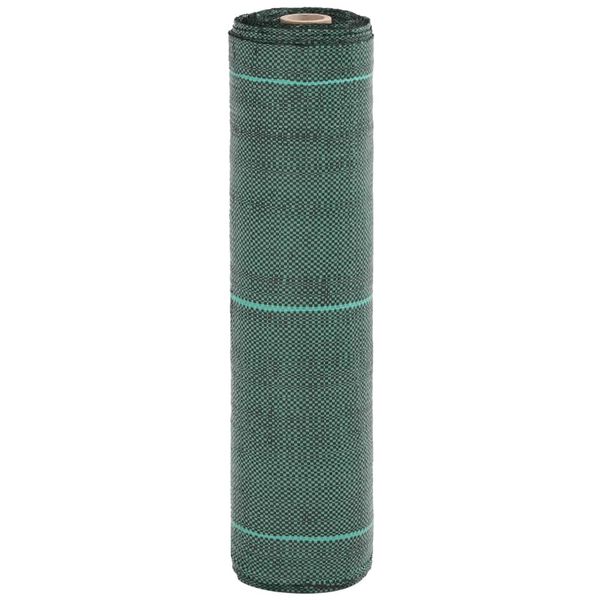 vidaXL Membrána proti burine zelená 0,5x25 m PP