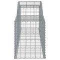 vidaXL Oblúkový gabionový kôš 11 ks 300x50x60/80 cm pozinkované železo