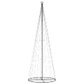 vidaXL Vianočný stromček kužeľ modrých 732 LED svetiel 160x500 cm