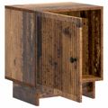 vidaXL Nočný stolík Staré drevo 43 x 34,5 x 50 cm Kompozitné drevo