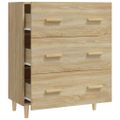 vidaXL Komoda dub sonoma 70x34x90 cm spracované drevo
