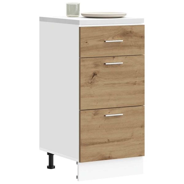 vidaXL Spodná skrinka “Lyon” Artisan Dub 40x46x81,5 cm