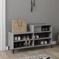 vidaXL Botník sivý dub sonoma 102x36x60 cm spracované drevo