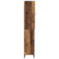 vidaXL Highboard Staré drevo 69,5 x 34 x 180 cm Kompozitné drevo