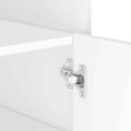 vidaXL Komoda biela 73,5x35x75 cm kompozitné drevo