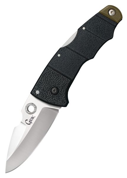 Cold Steel 28E Grik vreckový nôž 7,6 cm, čierno-zelená, GFN