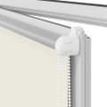 vidaXL Zatemňovacia roleta, sivobiela 115x210 cm, šírka látky 110,7 cm, polyester