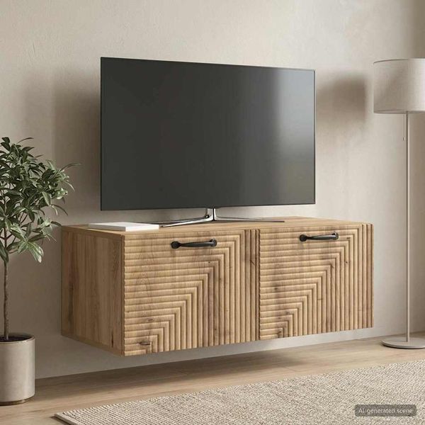 vidaXL Nástenná TV skrinka Nástenný Dub artisan 78,5 x 41 x 30 cm