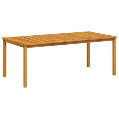 vidaXL Záhradný stôl 200x100x74 cm, akáciový masív