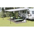 vidaXL Koberec do stanu Svetlosivá 550 x 250 cm Polyetylén