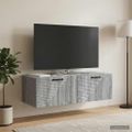 vidaXL Nástenná TV skrinka 98 x 41 x 30 cm Sivá sonoma