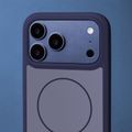 Rámové tenké Mag puzdro pre iPhone 16 Pro Max 6,9" tmavomodrá