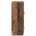 vidaXL Servírovacia skriňa so zásuvkou Staré drevo 66 x 34,5 x 92 cm