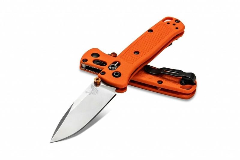 Benchmade 533 MINI BUGOUT vreckový nôž 7,2 cm, oranžová, Grivory