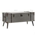 vidaXL Konferenčný stolík, MDF a hliník, 102x51x47,5 cm