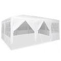 vidaXL Párty stan Biela 600 x 400 x 266 cm Polyetylén