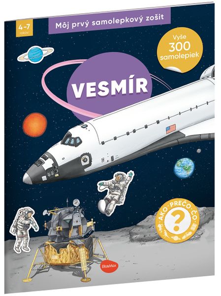 Môj prvý samolepkový zošit Vesmír