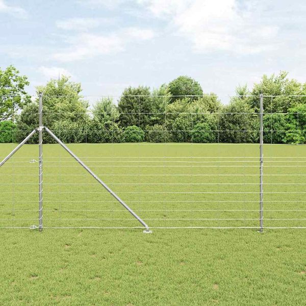 vidaXL Zváraný drôtový plot s hrotmi 25 x 1,5 m (Š x V)