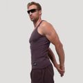 Tielko Persistence Ribbed Brown - GymBeam, veľkosť XL